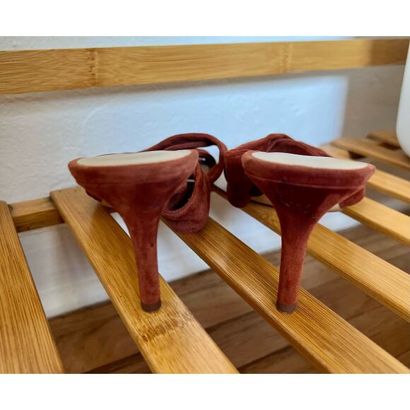 Lord & Taylor Suede Mule Heels - Picture 9 of 9